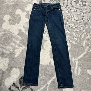 American Eagle Outfitters Skinny Super Stretch Dark Wash Denim Jeans